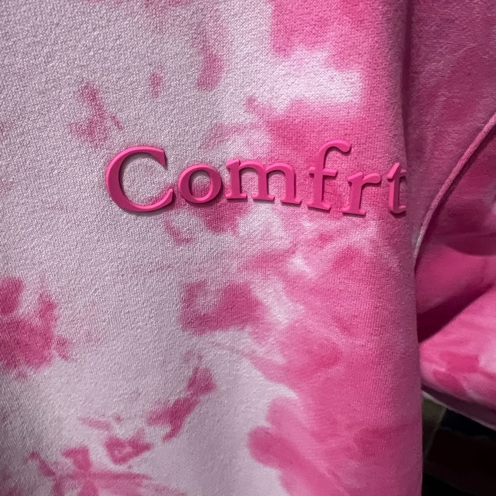 CoMFRT Pink Tie-Dye Sweatshirt